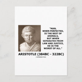 Der Mensch hat das beste Tierrecht Richtigkeit am  Postkarte