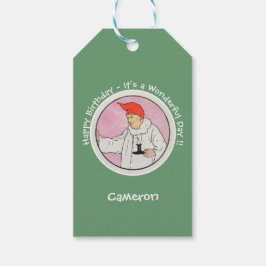 Der Mensch im Mond Gänse Geburtstagsgegenstände Geschenkanhänger