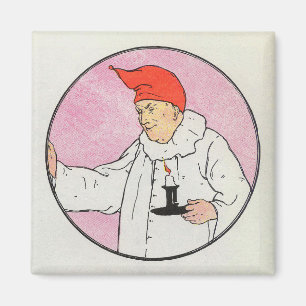 Der Mensch im Mond Gänse Kinderzimmer Rhyme Magnet