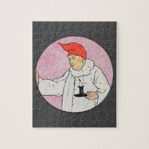 Der Mensch im Mond Gänse Kinderzimmer Rhyme Puzzle