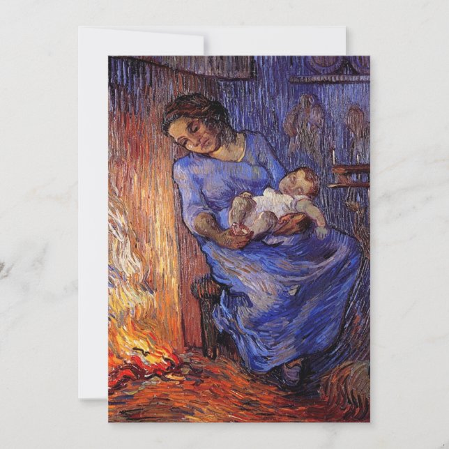 Der Mensch ist auf See von Vincent van Gogh Einlad (Vorderseite)