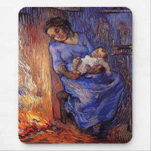 Der Mensch ist auf See von Vincent van Gogh Mousepad