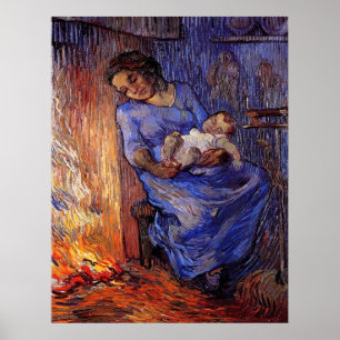 Der Mensch ist auf See von Vincent van Gogh Poster