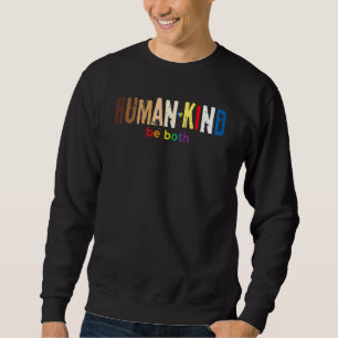 Der Mensch ist gleich gleichberechtigter Gay Pride Sweatshirt
