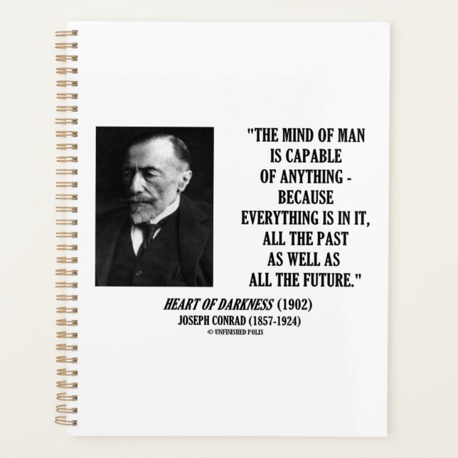 Der Mensch ist in der Lage, alles in sich zu haben Planer (Vorderseite)