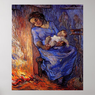 Der Mensch ist von Vincent van Gogh auf See Poster