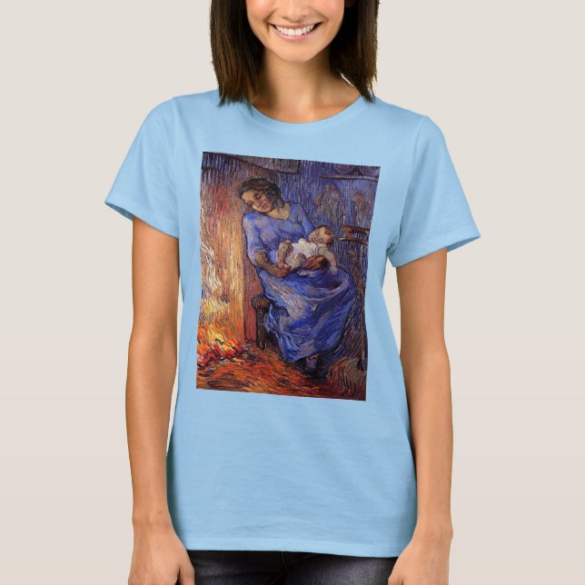 Der Mensch ist von Vincent van Gogh auf See T-Shirt (Vorderseite)