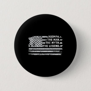 Der Mensch Myth Legend Vathers Day Vintag American Button