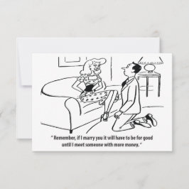 Der Mensch schlägt einer Goldfrau vor, Unglaublich Save The Date