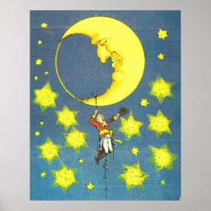 Der Mensch und der Mond Poster
