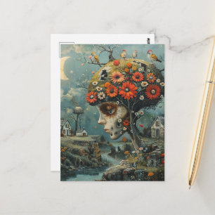 Der menschliche Baum Postkarte