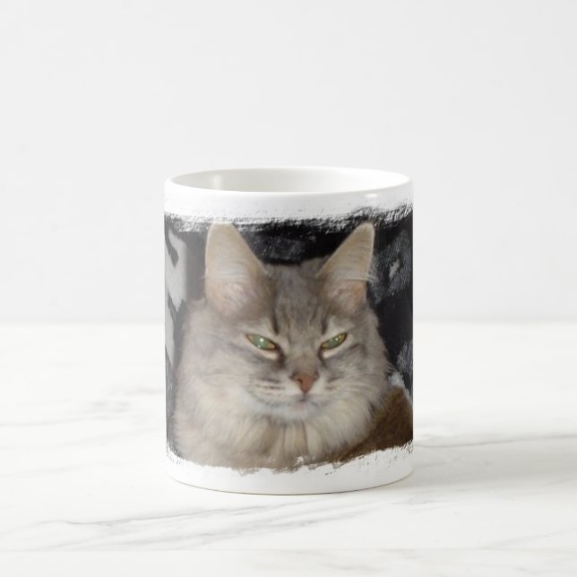 der Meow der Katze Kaffeetasse (Mittel)