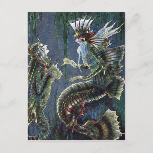 Der Merman King Postkarte