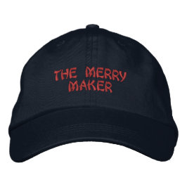 Der Merry Maker Fröhliche und stilvolle Berührungs Bestickte Baseballkappe