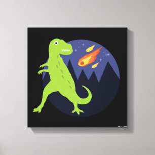 Der Meteorit der fest Leinwanddruck