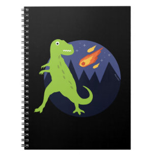 Der Meteorit der fest Notizblock