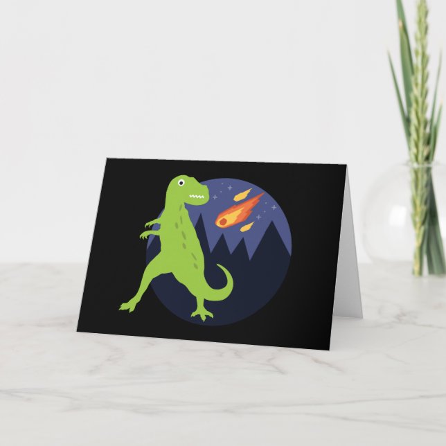 Der Meteorit, der steckte Karte (Vorderseite)