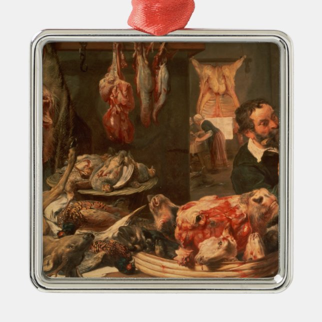 Der Metzgerei Ornament Aus Metall (Vorne)