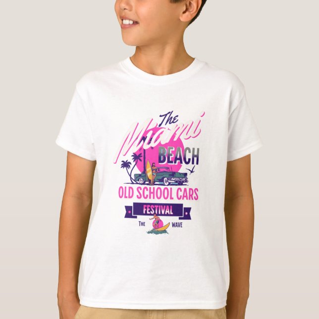 Der Miami Beach T - Shirt (Vorderseite)