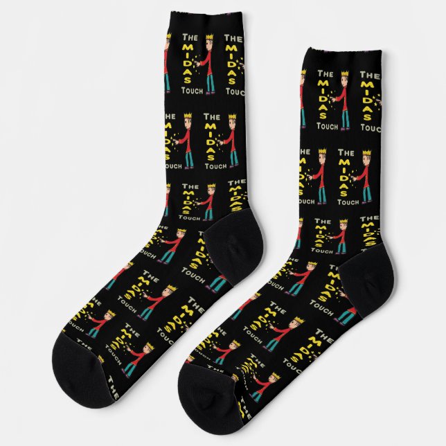 Der Midas-Touch Socken (Linkes Detail)