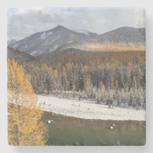 Der Middle Fork des Flathead River Steinuntersetzer