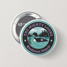 Der Mighty Loons Türkis-Button