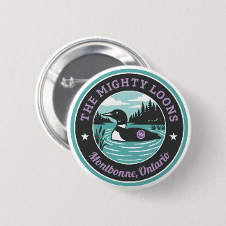 Der Mighty Loons Türkis-Button Button