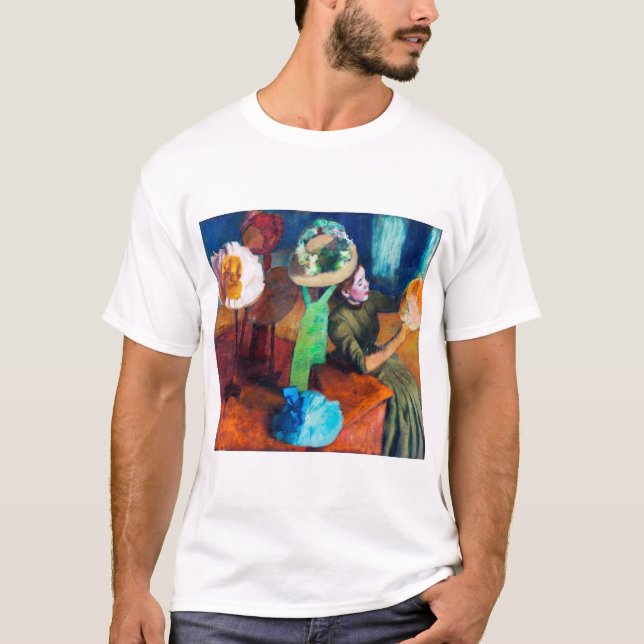 Der Milchladen, Edgar Degas T-Shirt (Vorderseite)