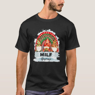 Der MILF-Gnome-Matching-Weihnachtsragendärm T-Shirt