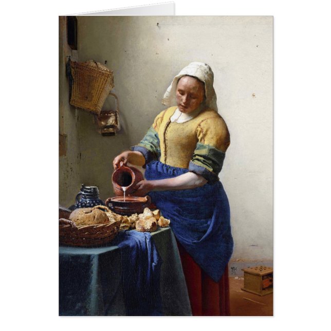 Der Milkmaid, c.1658-60 (Öl auf Leinwand) (Vorne)