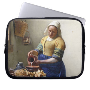 Der Milkmaid, c.1658-60 (Öl auf Leinwand) Laptopschutzhülle