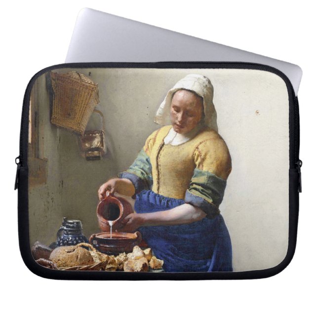 Der Milkmaid, c.1658-60 (Öl auf Leinwand) Laptopschutzhülle (Vorderseite)