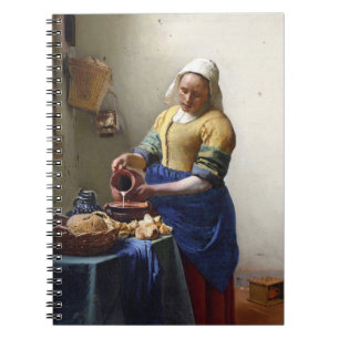 Der Milkmaid, c.1658-60 (Öl auf Leinwand) Notizblock