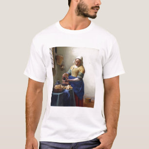 Der Milkmaid, c.1658-60 (Öl auf Leinwand) T-Shirt