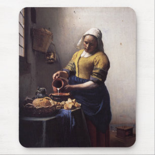 Der Milkmaid durch Johannes Vermeer Mousepad