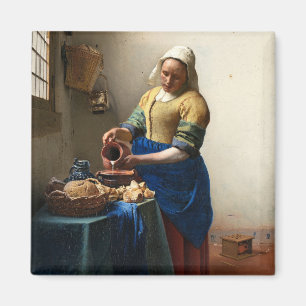 Der Milkmaid, Jan. Vermeer Magnet