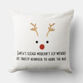 Der Minimal des Trustischen Rentiers des Weihnacht Kissen