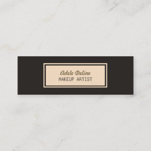 Der Minimalistische graue Chic erblassen - rosa Mini Visitenkarte