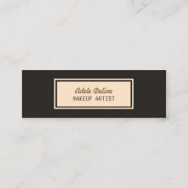 Der Minimalistische graue Chic erblassen - rosa Mini Visitenkarte