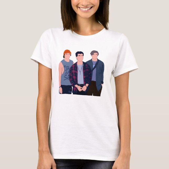 Der minimalistische Stil der 90er Jahre T-Shirt (Vorderseite)