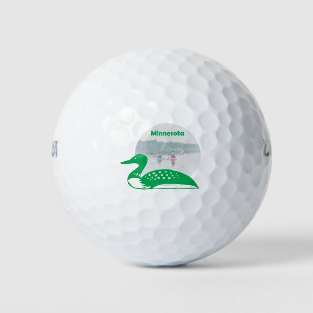 Der Minnesota Staat Vogel, der Ballon! Golfball (Vorderseite)