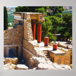 Der minoische Palast von Knossos POSTER