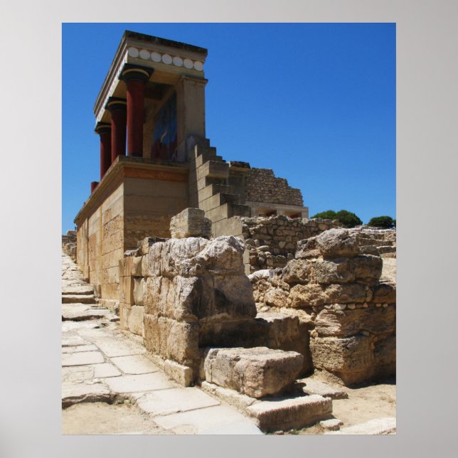 Der minoische Palast von Knossos Poster (Vorne)