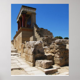 Der minoische Palast von Knossos Poster