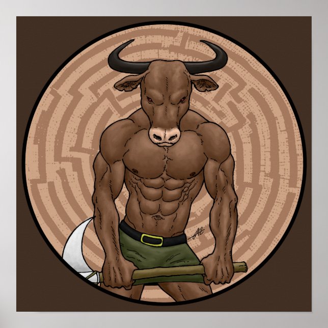 Der Minotaur Poster (Vorne)