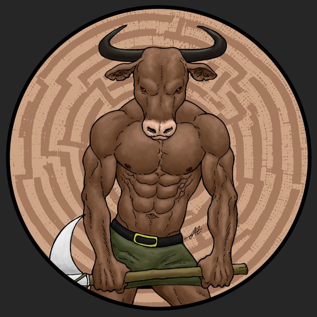 Der Minotaur T-Shirt (Von Creator hochgeladen)