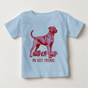 der Mischlingshund meiner besten Freunde Meerschwe Baby T-shirt