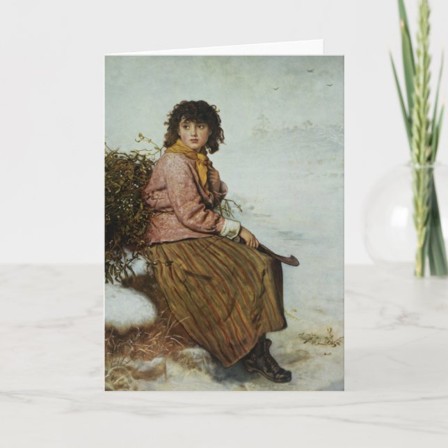 Der Mistelzweig-Sammler, 1894 Karte (Vorderseite)