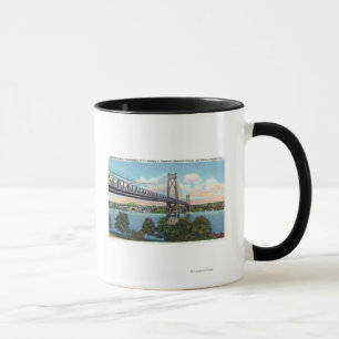 Der Mittler-Hudson Brücke zu Roosevelt-nationalem Tasse