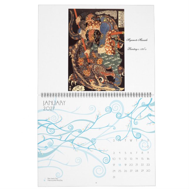 Der Miyamoto-Musashi-Kalender Kalender (Jan 2027)